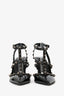 Valentino Black Patent Cage Rockstud Heels Size 36.5