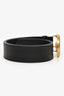 Gucci Black Leather GG Marmont Thick Belt Size 80/32