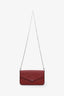 Louis Vuitton Red Epi Leather Félicie Pochette with Strap