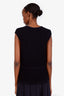 Pre-loved Chanel™ Navy Cotton Knit Top Size 42
