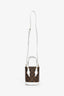 Louis Vuitton Monogram Canvas White Contrast Nano Bucket Bag with Pouch