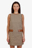 Gucci GG Printed Mini Dress Size 38