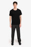 Etro Dark Grey Wool Pants Size 48 Mens