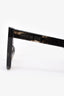 Christian Dior Black/Grey Square Blue Tint Sunglasses