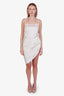 Jacquemus Ivory La Saudade Brodee Mini Dress Size 38