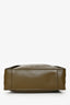 Stella McCartney Green Vegan Leather Perforated Circle Logo Crossbody Bag