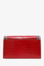 Gucci Red Alligator Small Lilith Crossbody Bag