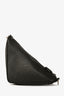 Prada Black Saffiano Leather Triangle Crossbody Bag