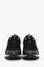 Louis Vuitton Black Suede Monogram Canvas Run Away Sneakers Size 39