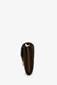 Fendi Brown and Black Monogram Wallet on Chain