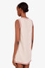 Gucci Light Beige Crepe Sleeveless Mini Dress Size 38