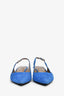 Hermès Blue Suede Slingback Heels Size 39
