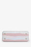 Louis Vuitton Pink Iridescent "Aurora" Crocodile Leather Mini Capucines with Strap