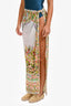 Camilla White/Multicolour Silk Floral Sarong Size S/M