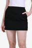 Saint Laurent 2015 Black Wool Mini Skirt Size 38 FR