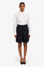 Weekend Max Mara Navy Bermuda Shorts Size 4