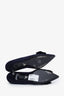 Prada Navy Suede Bow Detail Kitten Heels Size 39.5