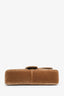 Gucci Brown Velvet GG Marmont Large Shoulder Bag