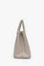 Prada Taupe Saffiano Leather Medium Double Zip Galleria Tote with Strap