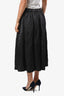 Casey Casey Black Puffy A-Line Skirt Size S