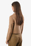 Theory Camel Wool Cashmere Cropped Jacket Size 2