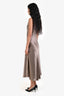 Frame Taupe Silk 'Savannah' Sleeveless Dress Size M