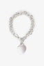 Tiffany & Co. Sterling Silver Heart Tag Chain Bracelet