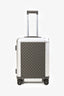 Gucci GG Supreme Monogram Aluminium Porter Medium Trolley Suitcase
