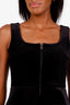 Maje Black Velvet Sleeveless Mini Dress Size 34