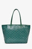 Goyard Green Goyardine Canvas 'Artois' PM Tote