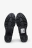 Prada Black Leather Lug Sole Chelsea Boots Size 37