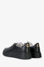 Gucci Black/White Leather GG Embossed Platform Sneakers Size 11 Mens