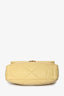 Pre-loved Chanel™ Yellow Lambskin Small 19 Flap Bag