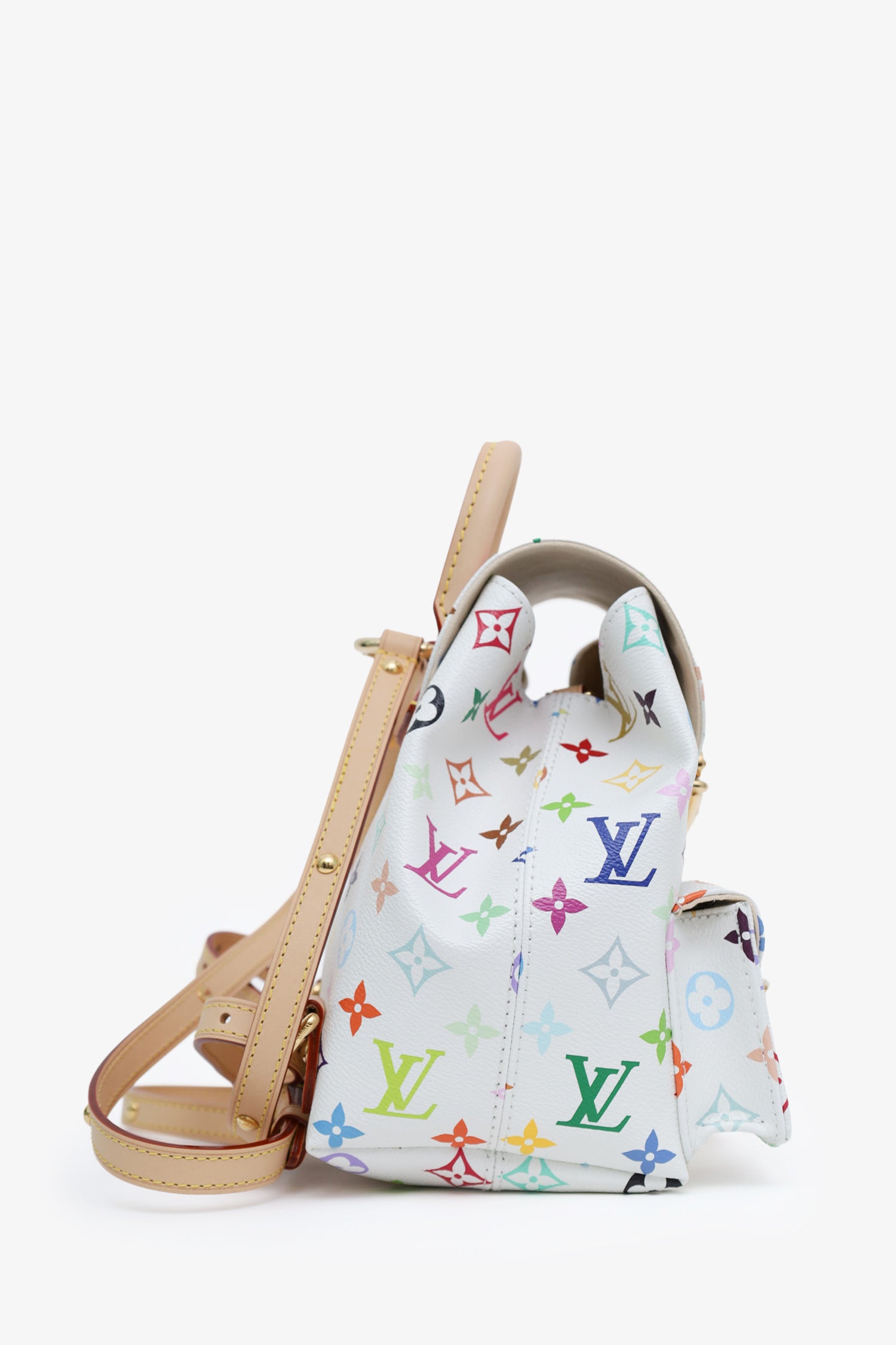 Louis Vuitton x Takashi Murakami Multicolour Coated Canvas Venice Back – Mine & Yours