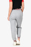 Celine Light Grey Cotton Cashmere '16' Sweatpants Size S
