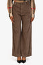 Brunello Cucinelli Brown Cotton Corduroy Pant Size 2