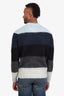 Acne Studios Blue Striped Mohair Wool Sweater Size XXS Mens