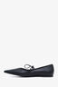 Chaussures plates pointues en cuir noir Anine Bing, pointure 39