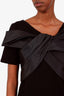Alexander McQueen Black Cotton Off Shoulder Shirt Size 40
