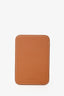 Hermès 2023 Gold Caban Swift Leather Walrus MagSafe Card Holder