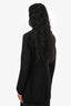 Jil Sander Black Wool Single Breasted Blazer Size 36