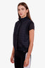 Hermès FW25 Black Nylon Quilted Bomber Vest Size 40