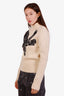 Dries Van Noten Cream Wool Sweater Size S