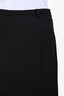 Max Mara Black Wool Long Skirt Size 8