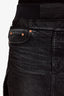 Sacai Black Denim Skirt With Nylon Undershorts Midi Skirt Size 1