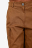 Sandro Brown Cotton Cargo Pants Size 36