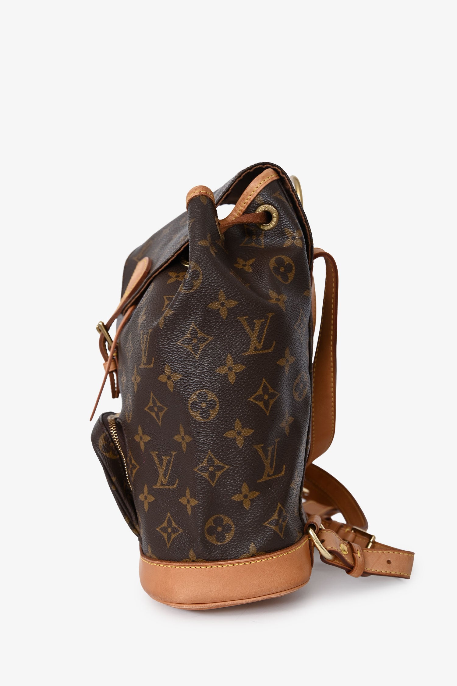 Louis Vuitton 2000 Brown Monogram Canvas Montsouris PM Backpack – Mine & Yours