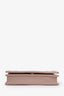 Christian Dior 2017 Pink Leather Diorama Wallet On Chain