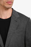 Zegna Grey Wool Blazer + Trouser Suit Set Size 50