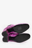 Saint Laurent Pink Glitter Booties Size 35.5